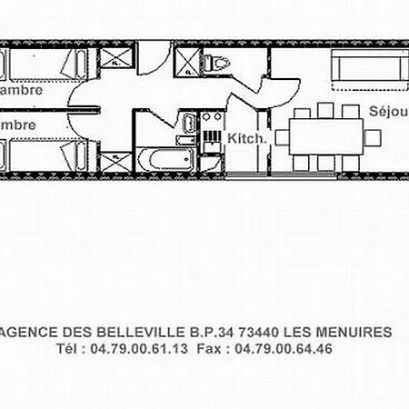 Spacieux, Skis Aux Pieds, Balcon, Les Menuires - Fr-1-344-1054